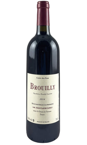 Bottle of Jean-Claude Lapalu, Brouilly Cuveee des Fous, 2014 - Red Wine - Flatiron Wines & Spirits - New York