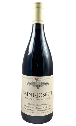 Bottle of Jean-Claude Marsanne, Saint-Joseph Rouge, 2022 - Red Wine - Flatiron Wines & Spirits - New York
