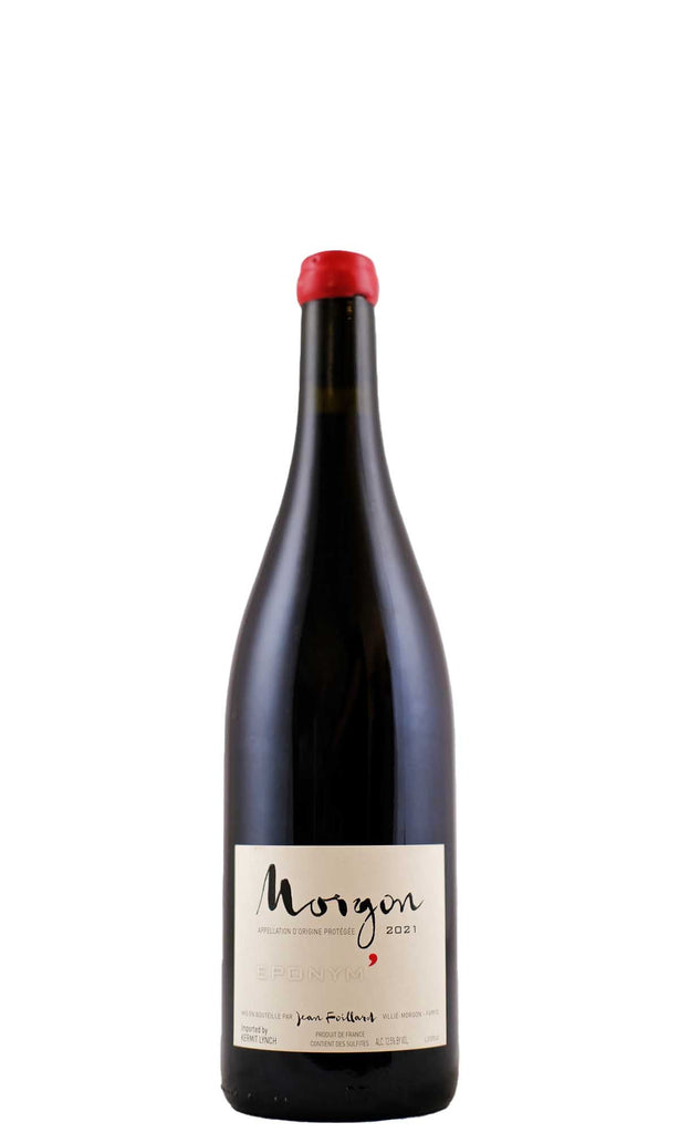 Bottle of Jean Foillard, Morgon Charmes 'Eponym', 2021 - Red Wine - Flatiron Wines & Spirits - New York