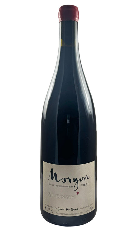 Bottle of Jean Foillard, Morgon Eponym, 2021 - Red Wine - Flatiron Wines & Spirits - New York