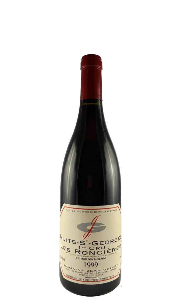 Bottle of Jean Grivot, Nuits-Saint Georges 1er Cru Les Roncieres, 1999 - Red Wine - Flatiron Wines & Spirits - New York