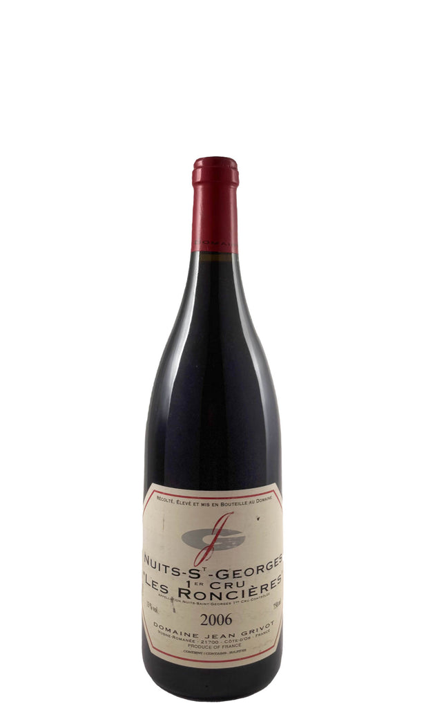Bottle of Jean Grivot, Nuits Saint Georges Les Roncieres, 2006 - Red Wine - Flatiron Wines & Spirits - New York