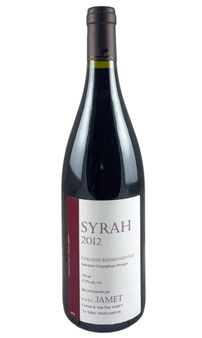 Bottle of Jean-Luc Jamet, Collines Rhodanienne Syrah, 2012 - Red Wine - Flatiron Wines & Spirits - New York