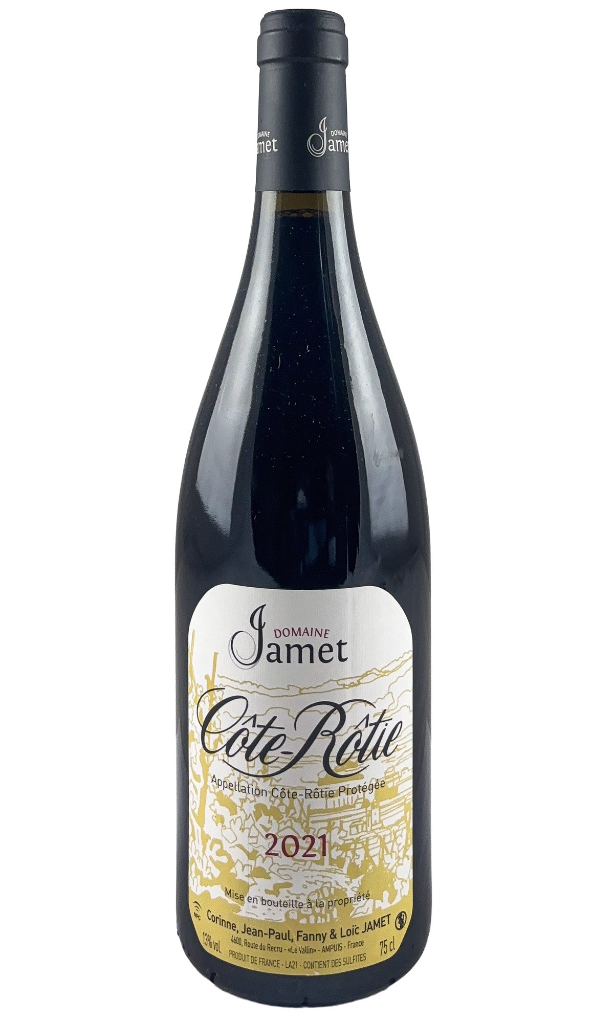 Bottle of Jean-Luc Jamet, Cote-Rotie, 2021 - Red Wine - Flatiron Wines & Spirits - New York