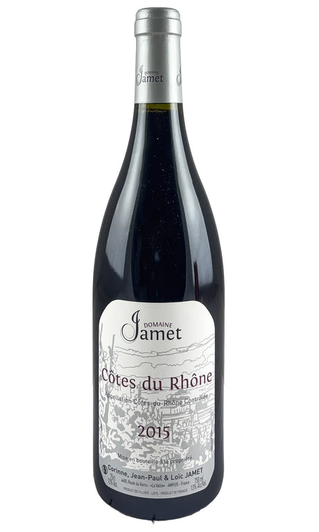 Bottle of Jean-Luc Jamet, Cotes-du-Rhone, 2015 - Red Wine - Flatiron Wines & Spirits - New York
