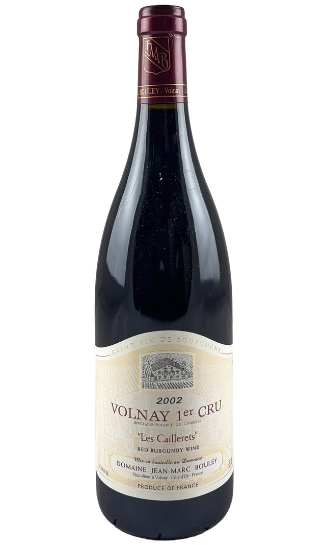 Bottle of Jean-Marc Bouley, Volnay 1er Cru Caillerets, 2002 - Red Wine - Flatiron Wines & Spirits - New York