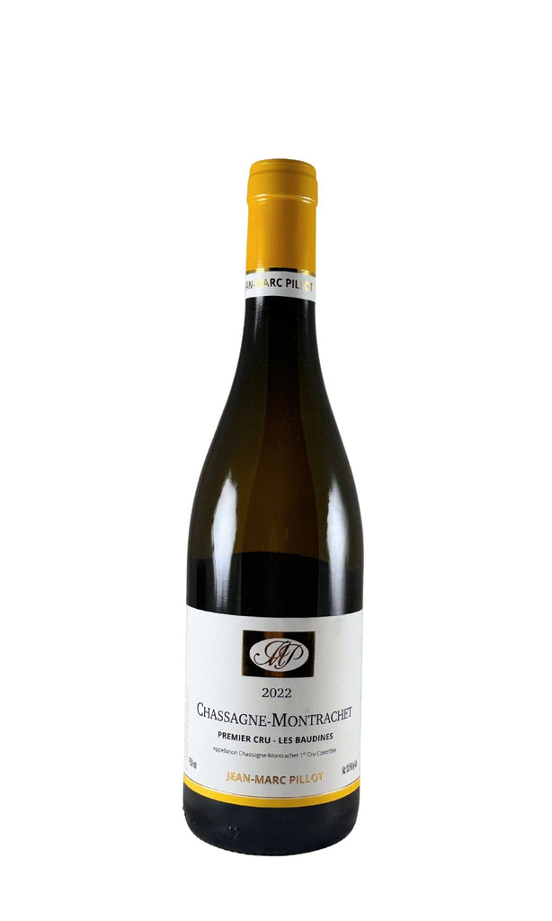 Bottle of Jean-Marc Pillot, Chassagne Montrachet Blanc 1er Cru Les Baudines, 2022 - White Wine - Flatiron Wines & Spirits - New York