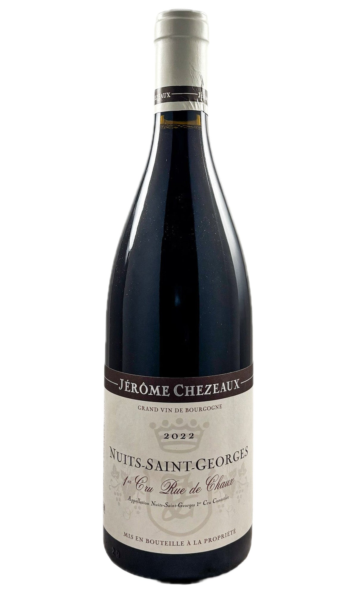 Bottle of Jerome Chezeaux, Nuits-Saint-Georges 1er Cru Rue de Chaux, 2022 - Red Wine - Flatiron Wines & Spirits - New York