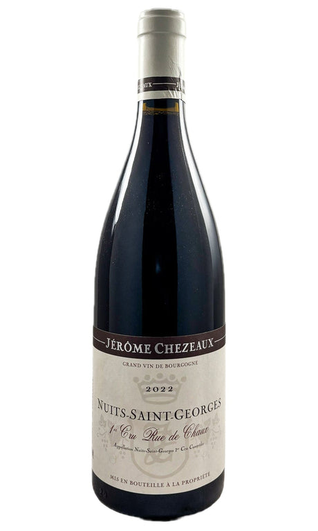 Bottle of Jerome Chezeaux, Nuits-Saint-Georges 1er Cru Rue de Chaux, 2022 - Red Wine - Flatiron Wines & Spirits - New York