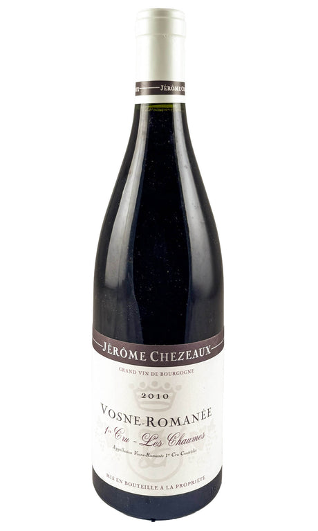 Bottle of Jerome Chezeaux, Vosne-Romanee 1er Cru Les Chaumes, 2010 - Red Wine - Flatiron Wines & Spirits - New York