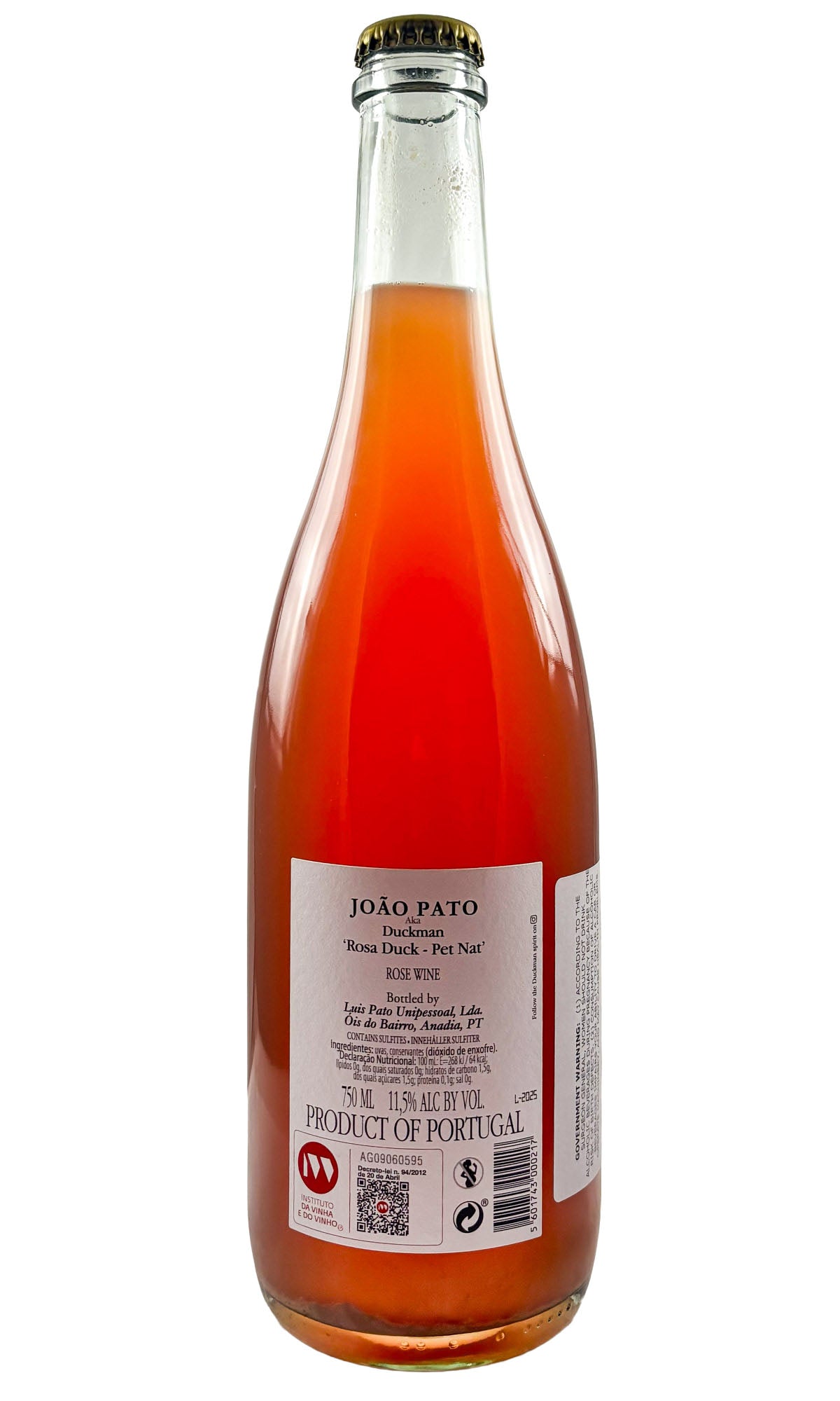 Joao Pato (Duckman), Rosa Duck Pet-Nat, NV – Flatiron Wines