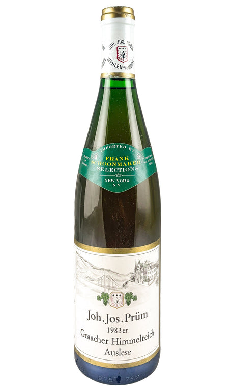 Bottle of Joh Jos Prum, Graacher Himmelreich Riesling Auslese, 1983 - Dessert Wine - Flatiron Wines & Spirits - New York