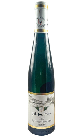 Bottle of Joh Jos Prum, Riesling Auslese Wehlener Sonnenuhr, 2007 (375ml) - White Wine - Flatiron Wines & Spirits - New York