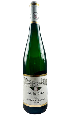 Bottle of Joh Jos Prum, Riesling Spatlese Bernkasteler Badstube, 2007 - White Wine - Flatiron Wines & Spirits - New York