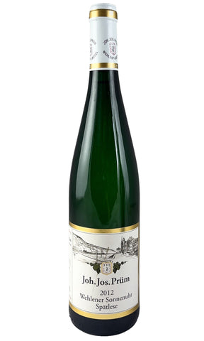 Bottle of Joh Jos Prum, Riesling Spatlese Wehlener Sonnenuhr (Auction), 2012 - White Wine - Flatiron Wines & Spirits - New York