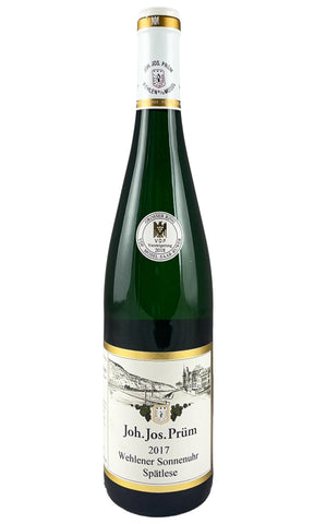 Bottle of Joh Jos Prum, Riesling Spatlese Wehlener Sonnenuhr (Auction), 2017 - White Wine - Flatiron Wines & Spirits - New York
