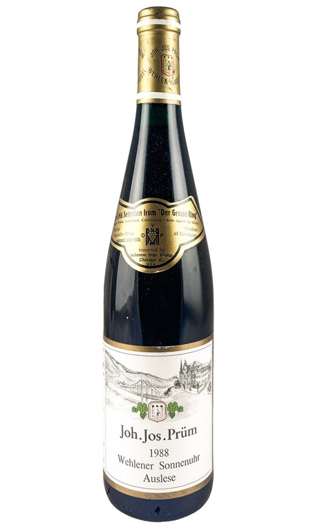 Bottle of Joh Jos Prum, Wehlener Sonnenuhr Riesling Goldkapsel Auslese, 1988 - Dessert Wine - Flatiron Wines & Spirits - New York