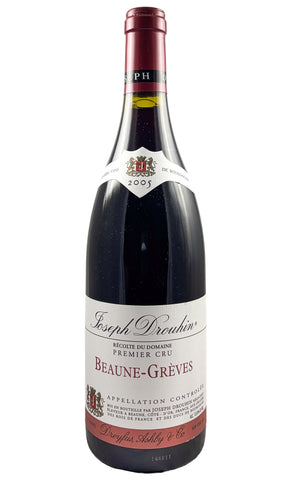 Bottle of Joseph Drouhin, Beaune 1er Cru Greves, 2005 - Red Wine - Flatiron Wines & Spirits - New York
