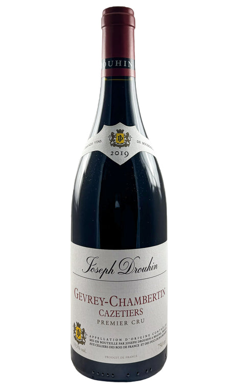 Bottle of Joseph Drouhin, Gevrey Chambertin 1er Cru Les Cazetiers, 2019 - Red Wine - Flatiron Wines & Spirits - New York