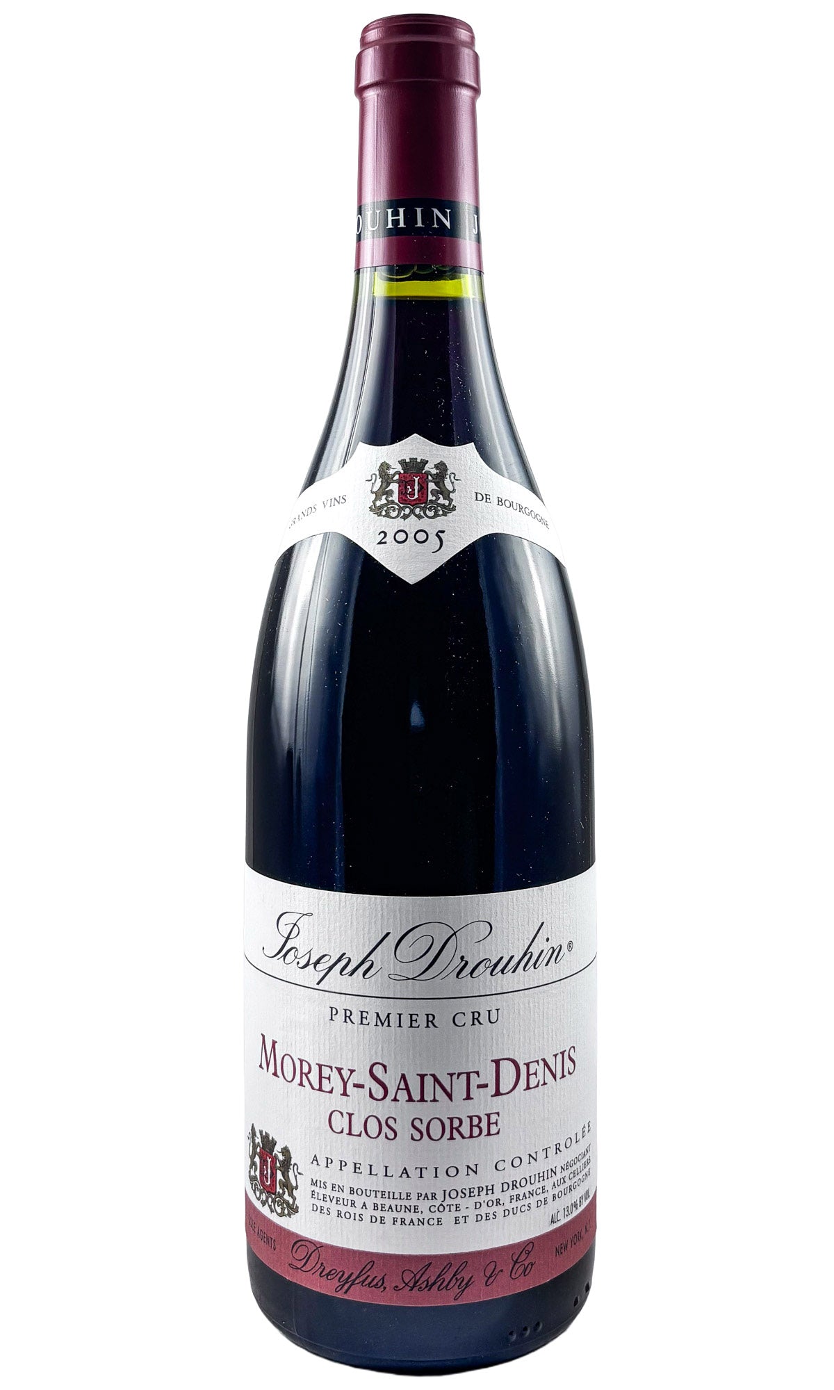 Bottle of Joseph Drouhin, Morey-Saint-Denis 1er Cru Clos Sorbe, 2005 - Red Wine - Flatiron Wines & Spirits - New York