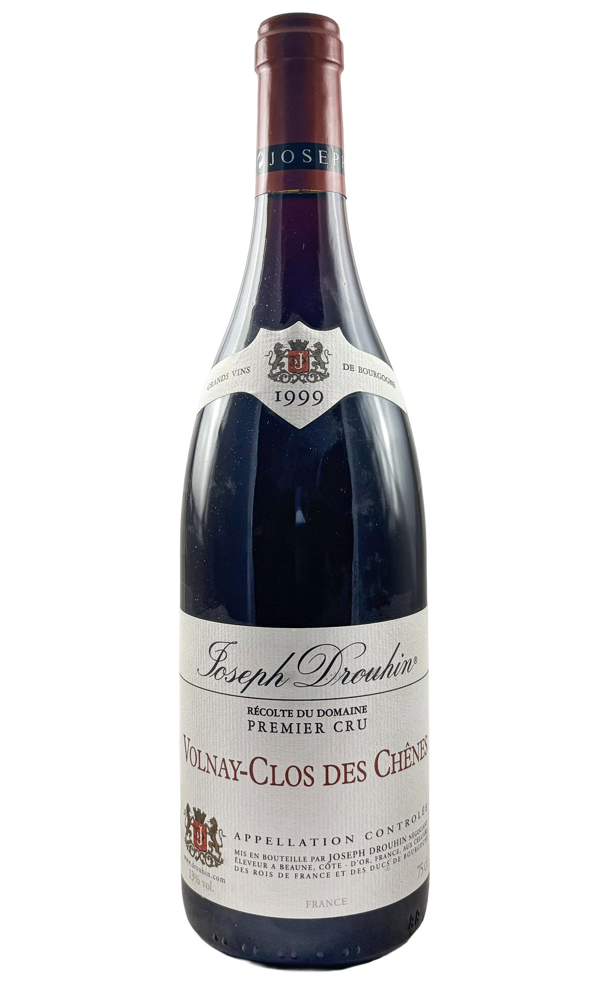 Bottle of Joseph Drouhin, Volnay 1er Cru Clos des Chenes, 1999 - Red Wine - Flatiron Wines & Spirits - New York