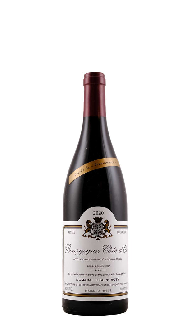 Bottle of Joseph Roty, Bourgogne Rouge Cote d'Or 'Cuvee de Pressonnier', 2020 - Red Wine - Flatiron Wines & Spirits - New York