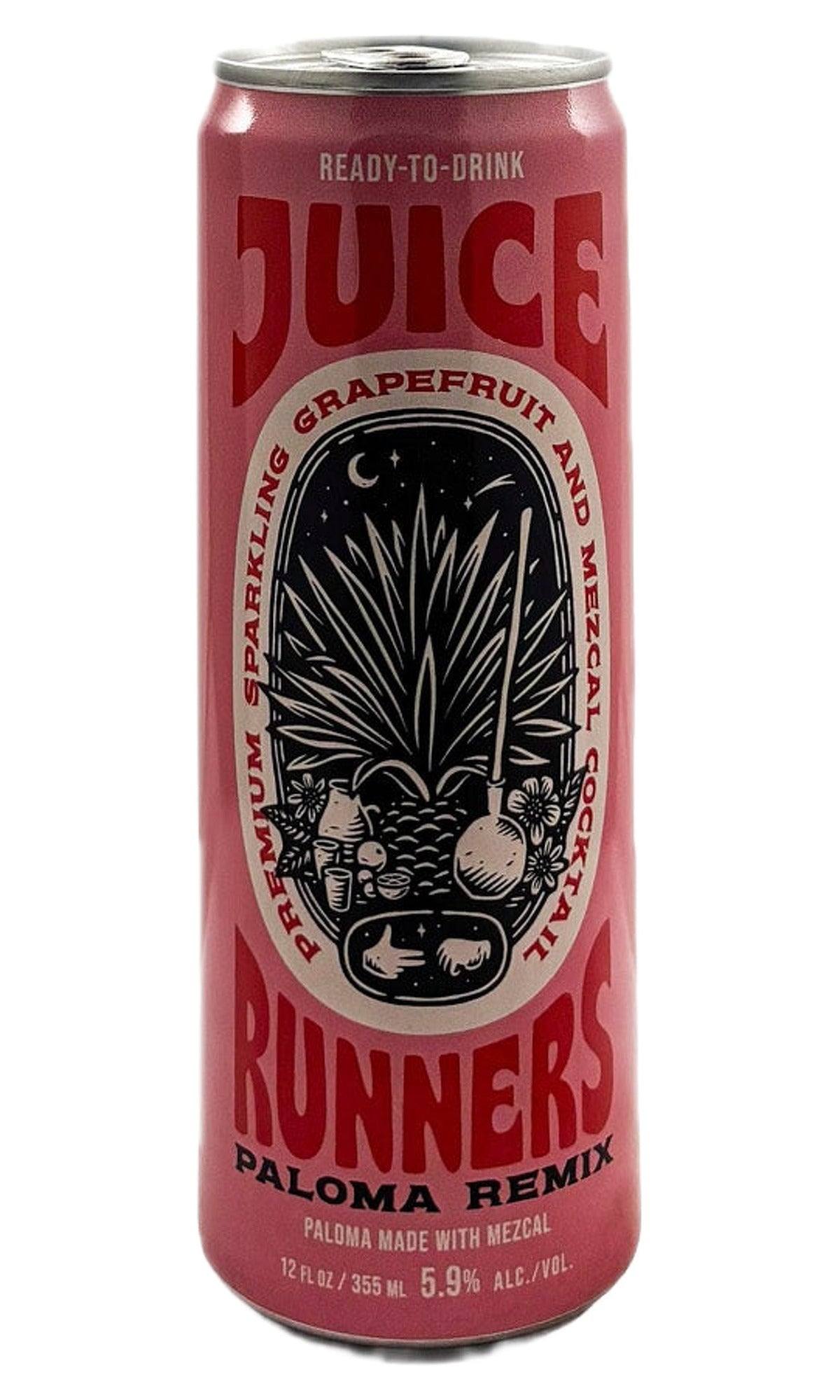 Bottle of Juice Runners, Sparkling Grapefruit & Mezcal Paloma Remix, NV (12oz can) - Spirit - Flatiron Wines & Spirits - New York