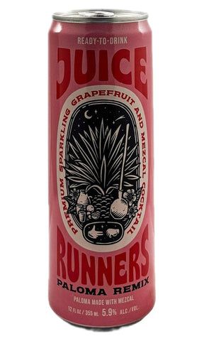 Bottle of Juice Runners, Sparkling Grapefruit & Mezcal Paloma Remix, NV (12oz can) - Spirit - Flatiron Wines & Spirits - New York