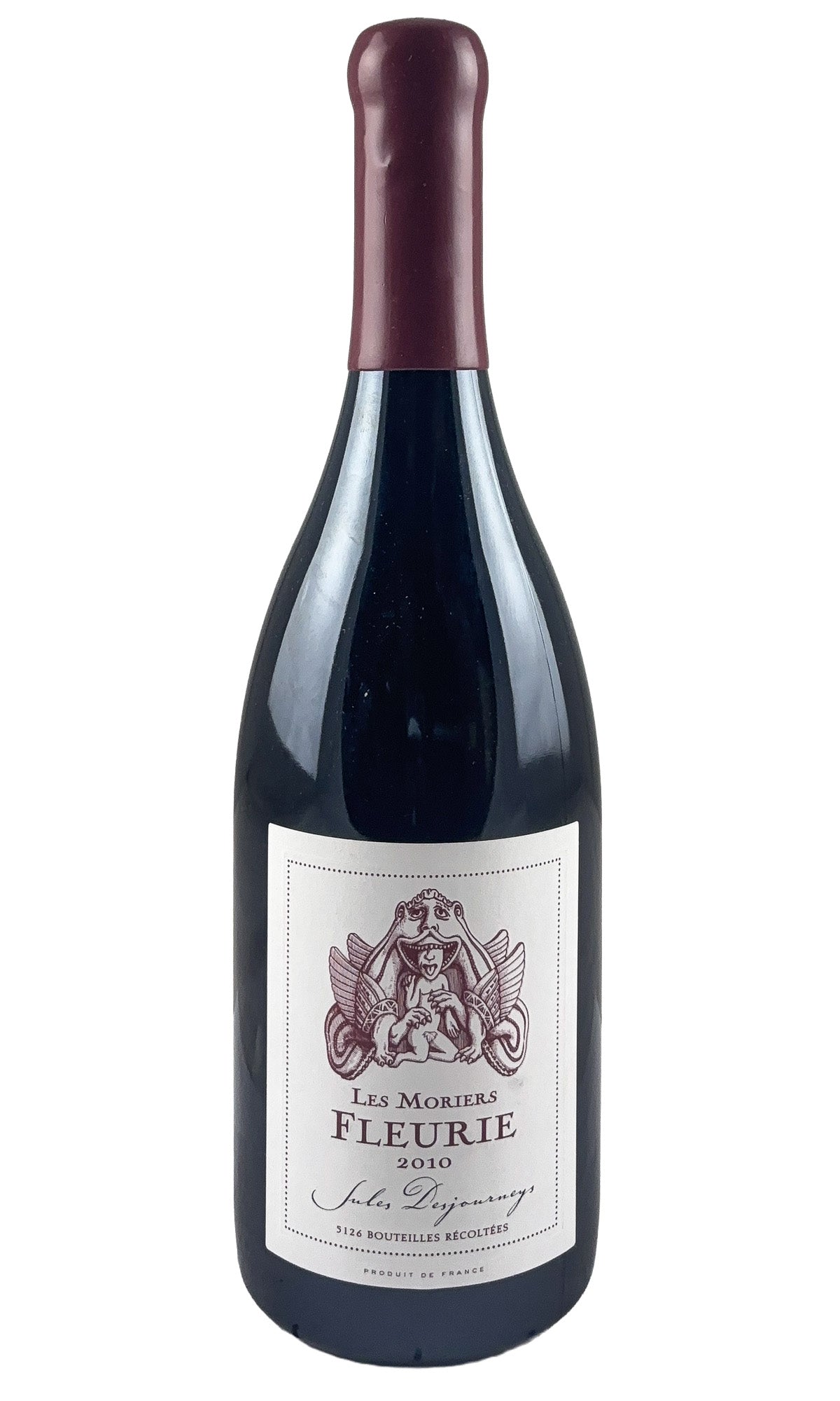 Bottle of Jules Desjourneys, Fleurie Les Moriers, 2010 - Red Wine - Flatiron Wines & Spirits - New York