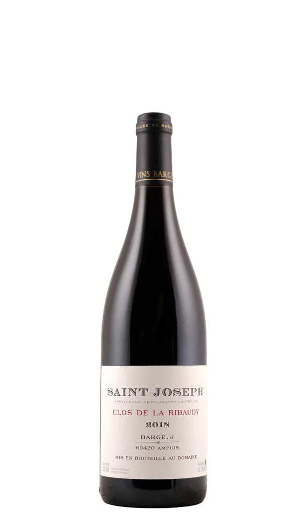 Bottle of Julien Barge, Saint Joseph Clos de la Ribaudy, 2018 - Red Wine - Flatiron Wines & Spirits - New York