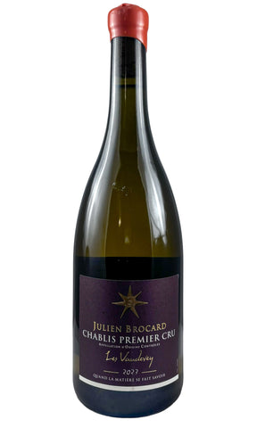 Bottle of Julien Brocard, Chablis 1er Cru Vaudevey, 2023 - White Wine - Flatiron Wines & Spirits - New York