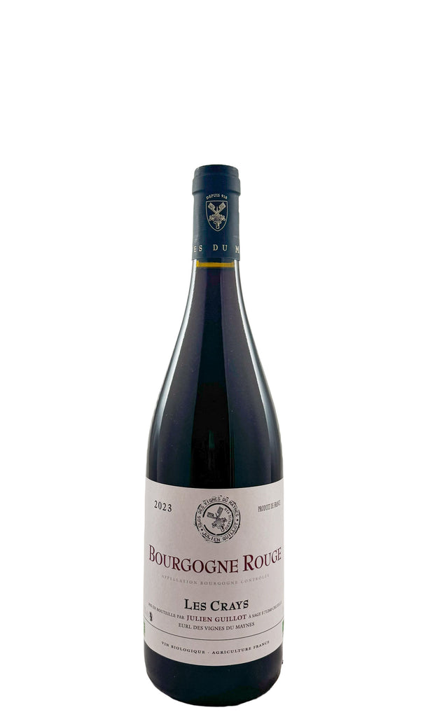 Bottle of Julien Guillot, Bourgogne Rouge "Les Crays", 2023 - Red Wine - Flatiron Wines & Spirits - New York