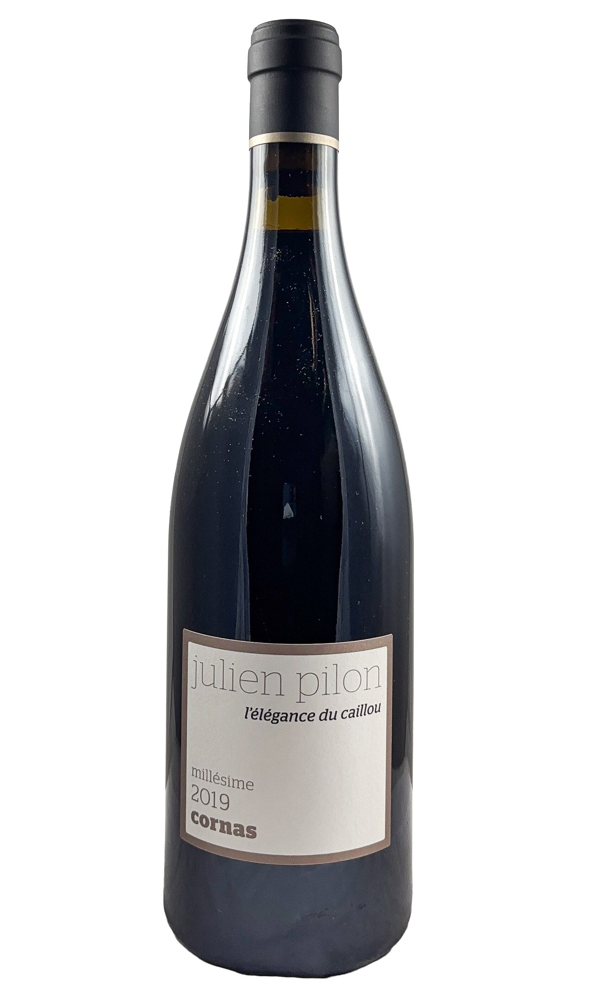 Bottle of Julien Pilon, Cornas L'Elegance du Caillou, 2019 - Red Wine - Flatiron Wines & Spirits - New York
