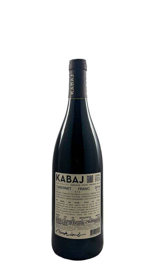 Bottle of Kabaj, Cabernet Franc, 2016 - Red Wine - Flatiron Wines & Spirits - New York