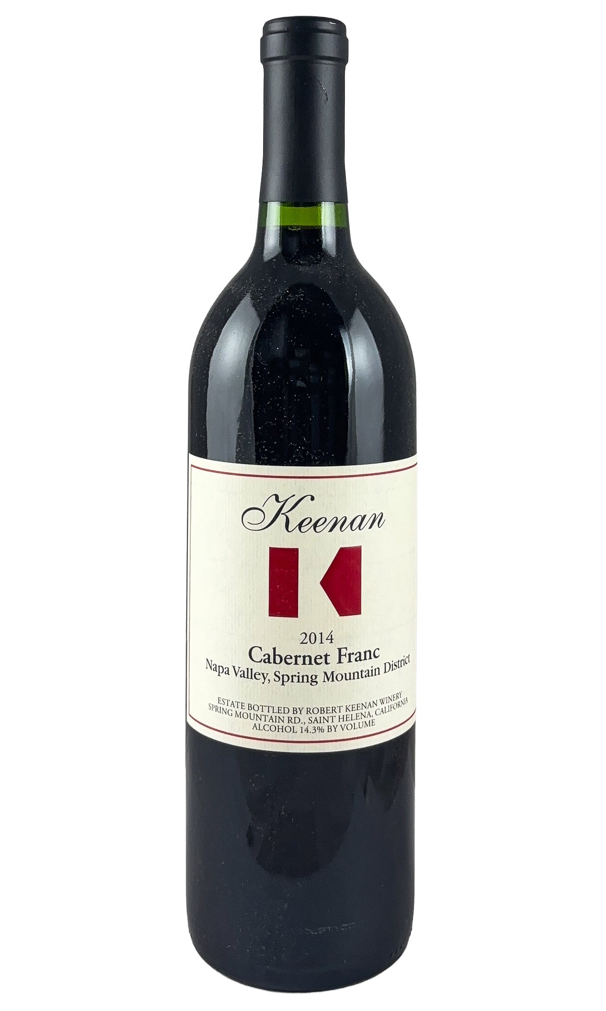 Bottle of Keenan, Cabernet Franc, 2014 - Red Wine - Flatiron Wines & Spirits - New York