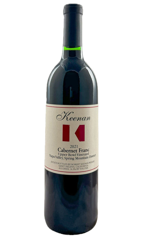 Bottle of Keenan, Cabernet Franc, 2021 - Red Wine - Flatiron Wines & Spirits - New York