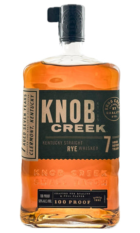Bottle of Knob Creek, 7 Year Old Rye Whiskey - Spirit - Flatiron Wines & Spirits - New York