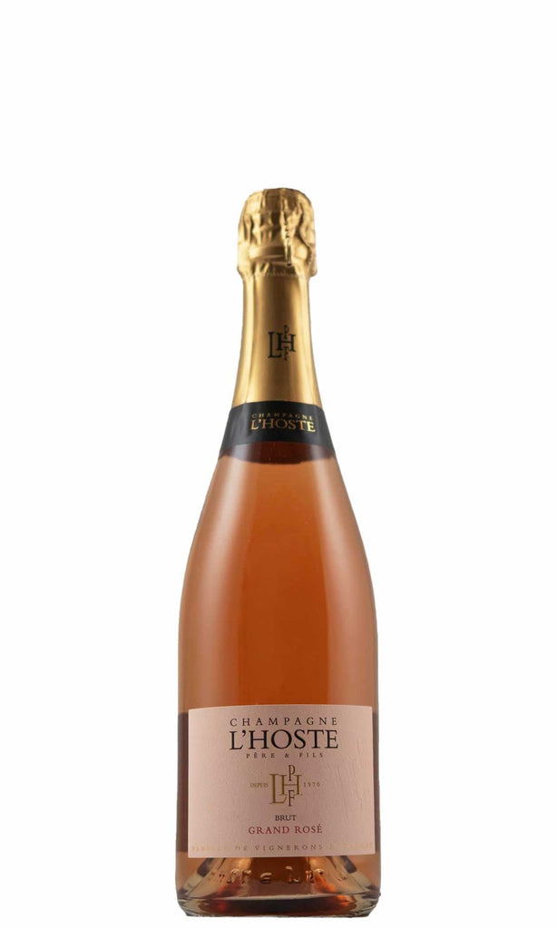 Bottle of L'Hoste Pere, Champagne Brut Grand Rose, NV - Sparkling Wine - Flatiron Wines & Spirits - New York