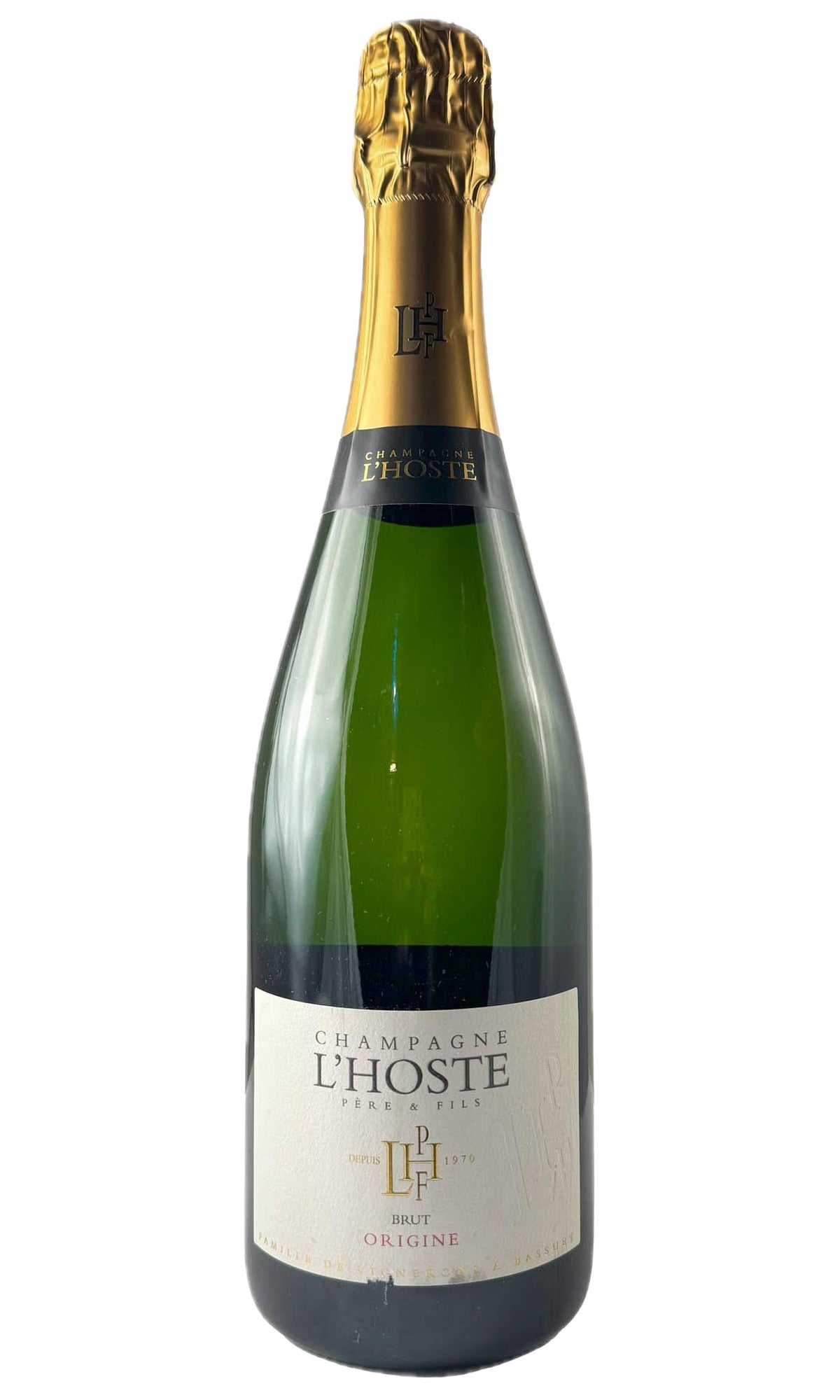 Bottle of L'Hoste Pere & Fils, Champagne Brut Nature, NV - Sparkling Wine - Flatiron Wines & Spirits - New York