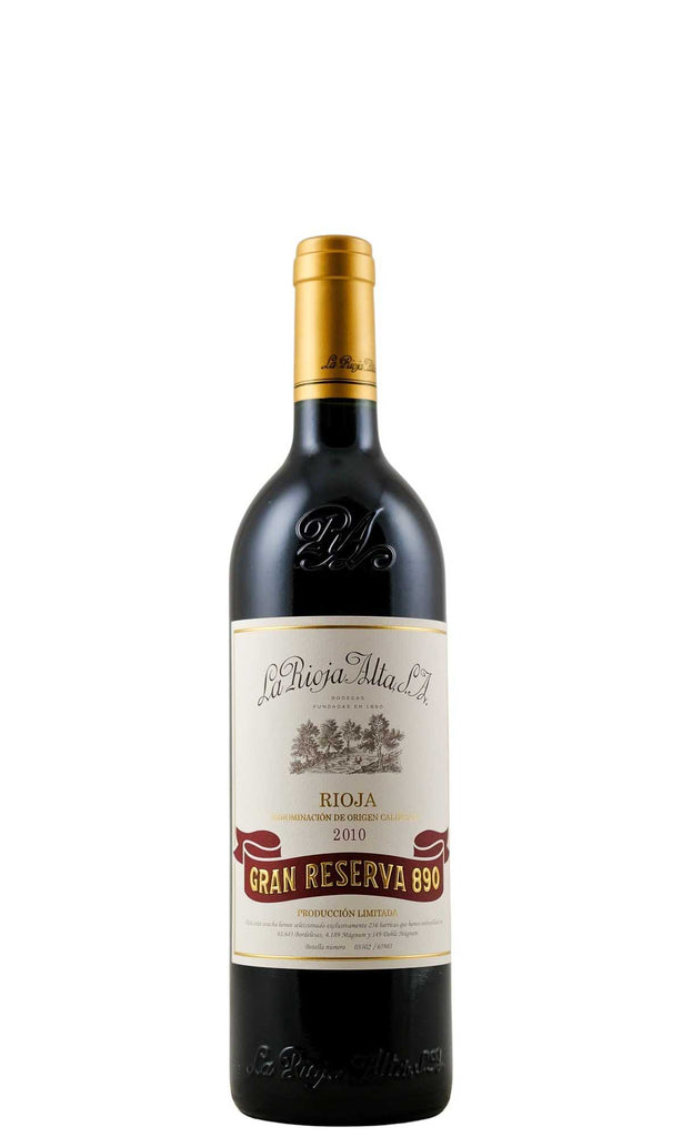 Bottle of La Rioja Alta, Rioja Gran Reserva 890, 2010 - Red Wine - Flatiron Wines & Spirits - New York