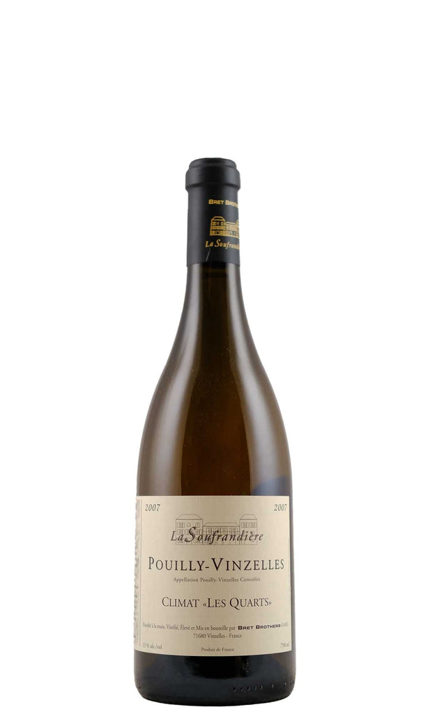 Bottle of La Soufrandiere (Bret Brothers), Pouilly-Vinzelles Les Quarts, 2007 - White Wine - Flatiron Wines & Spirits - New York
