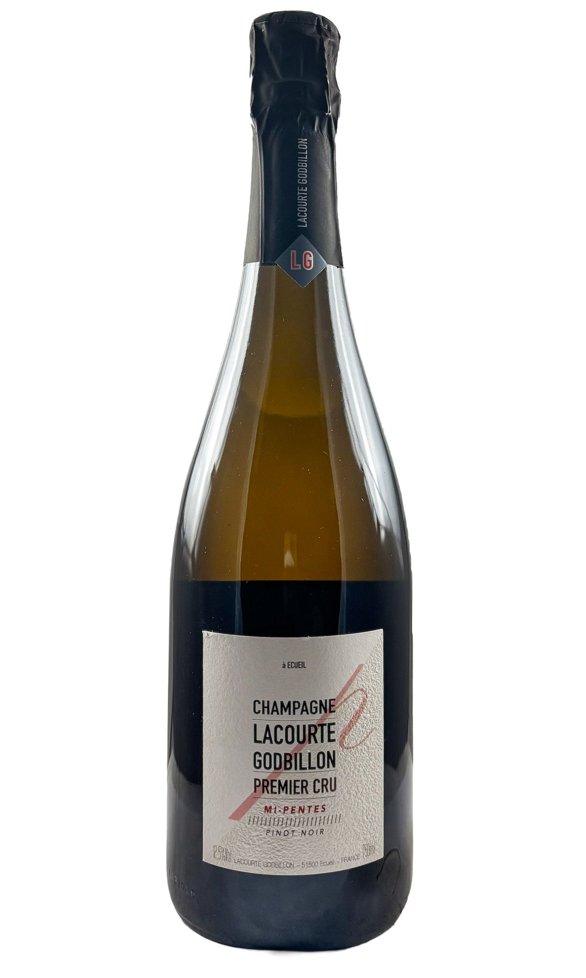 Bottle of Lacourte-Godbillon, Champagne 1er Cru Pinot Noir Mi-Pentes A Ecueil Extra Brut, NV - Sparkling Wine - Flatiron Wines & Spirits - New York