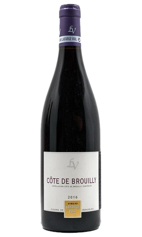 Bottle of Lafarge-Vial, Cote De Brouilly, 2016 - Red Wine - Flatiron Wines & Spirits - New York
