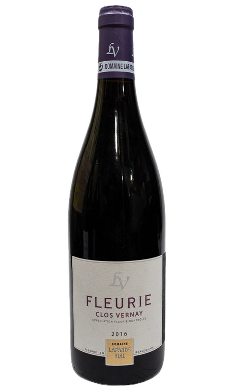 Bottle of Lafarge-Vial, Fleurie “Clos Vernay”, 2016 - Red Wine - Flatiron Wines & Spirits - New York