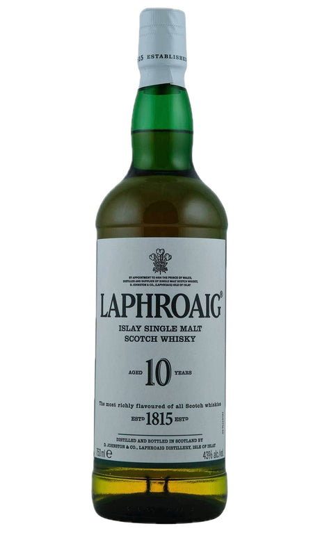 Bottle of Laphroaig, Single Malt Scotch, 10 Year - Spirit - Flatiron Wines & Spirits - New York