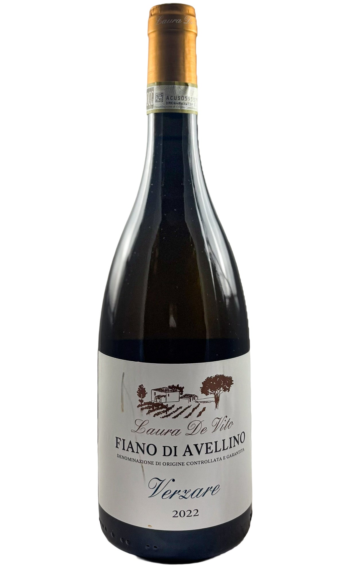 Bottle of Laura De Vito, Fiano di Avellino Verzare, 2022 - White Wine - Flatiron Wines & Spirits - New York