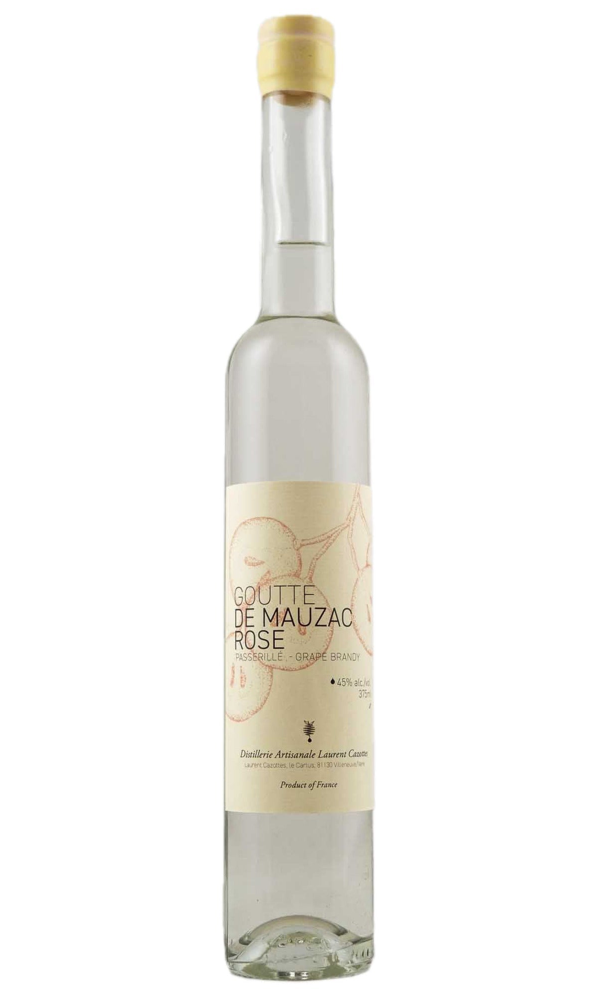 Bottle of Laurent Cazottes, Goutte de Mauzac Rose Eau de Vie, NV (375ml) - Spirit - Flatiron Wines & Spirits - New York