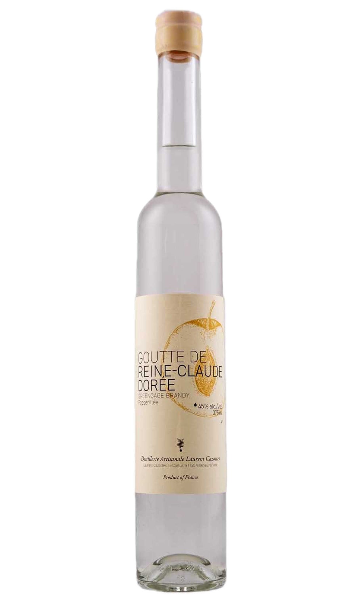 Bottle of Laurent Cazottes, Goutte de Reine Claude Plum Eau de Vie, NV (375ml) - Spirit - Flatiron Wines & Spirits - New York