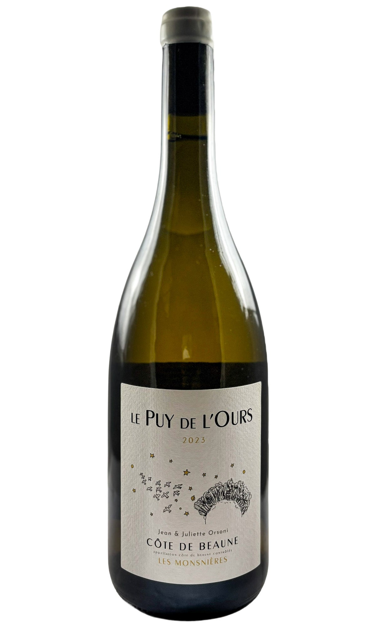 Bottle of Le Puy de L'Ours, Cote De Beaune Villages Blanc Les Monsnieres, 2023 - White Wine - Flatiron Wines & Spirits - New York
