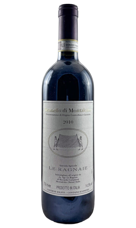 Bottle of Le Ragnaie, Brunello di Montalcino, 2010 - Red Wine - Flatiron Wines & Spirits - New York